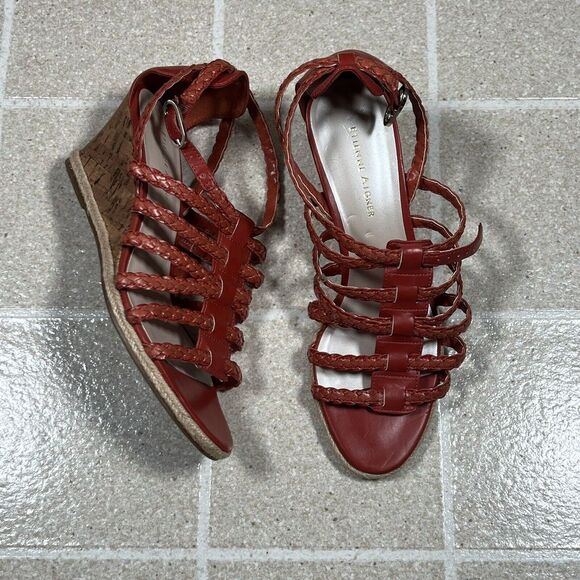 etiene aigner salmon‎ wedges size 8 - Picture 1 of 7
